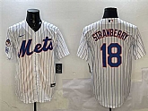 Men's New York Mets #18 Darryl Strawberry White 2025 Spring Training Cool Base Stitched Jersey,baseball caps,new era cap wholesale,wholesale hats